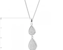 Zawieszka srebrna z cyrkoniami