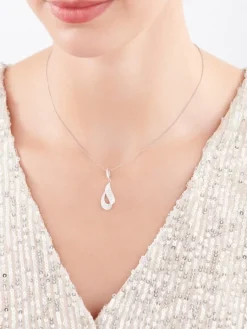 Zawieszka srebrna z cyrkonią