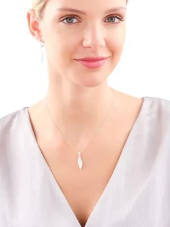 Zawieszka srebrna z cyrkoniami