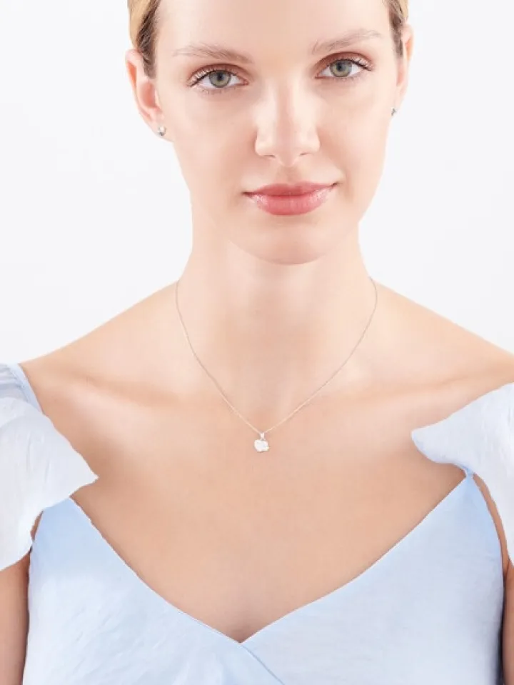 Zawieszka srebrna z cyrkoniami - serca