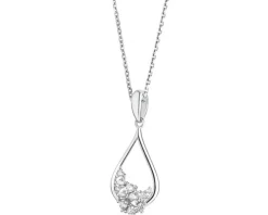 Zawieszka srebrna z cyrkoniami