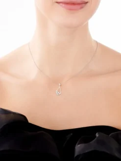 Zawieszka srebrna z cyrkoniami