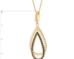 Zawieszka srebrna z cyrkoniami