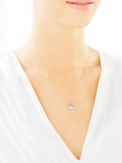 Zawieszka srebrna z cyrkoniami