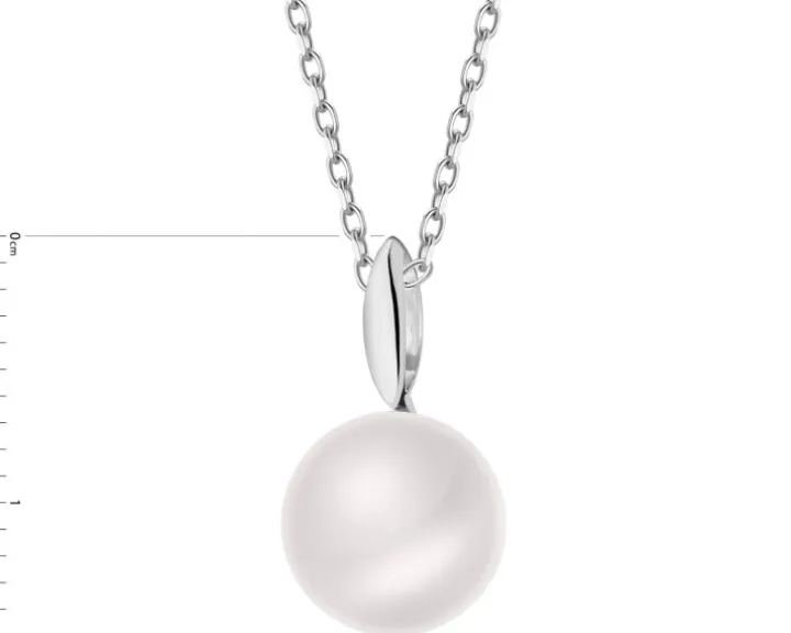 Zawieszka srebrna z perłą