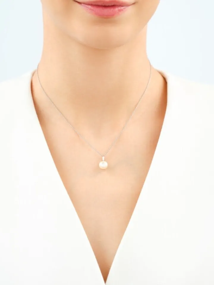 Zawieszka srebrna z perłą