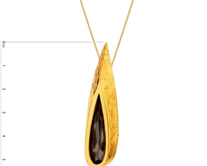 Zawieszka srebrna ze szkłem