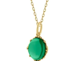 Zawieszka srebrna ze szlifowanym szkłem