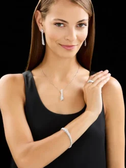 Zawieszka z białego złota z brylantami - 1,00 ct - próba 750