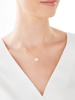 Zawieszka z żółtego złota z diamentami - 0,46 ct - próba 585