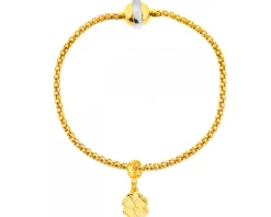 Złota bransoleta beads