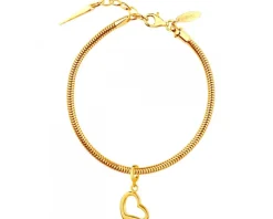 Złota bransoletka - beads