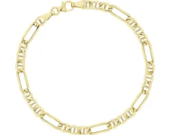 Złota bransoletka - figaro