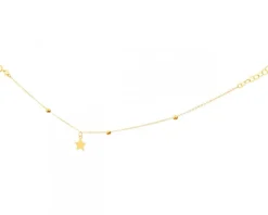 Złota bransoletka - gwiazda