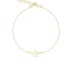 Złota bransoletka - gwiazdy