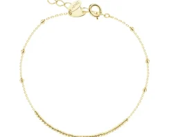 Złota bransoletka - kulki