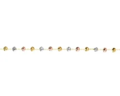 Złota bransoletka - kulki