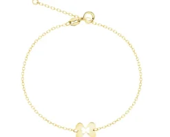 Złota bransoletka - motyl