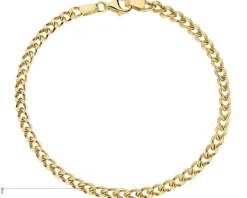 Złota bransoletka - pancerka