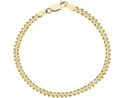 Złota bransoletka - pancerka