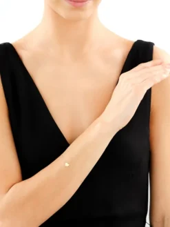 Złota bransoletka - serce