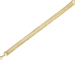 Złota bransoletka elastyczna