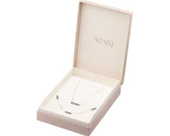 Złota bransoletka i naszyjnik z malowanymi elementami ozdobnymi - komplet - nieskończoności