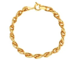 Złota bransoletka, kordel