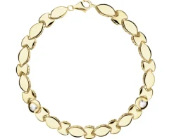 Złota bransoletka z cyrkoniami