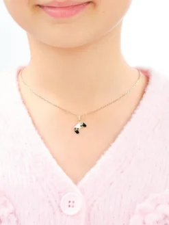 Złota zawieszka z emalią - joypad