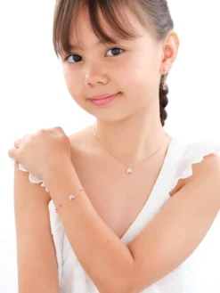 Złota zawieszka z emalią - sowa