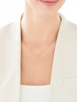 Złota zawieszka z turkusem - Waga