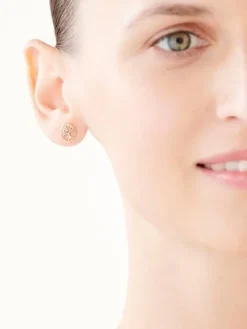 Złote kolczyki - drzewka