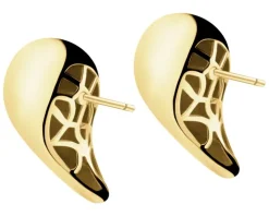 Złote kolczyki - łezki