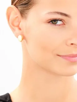 Złote kolczyki - łezki