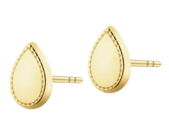 Złote kolczyki - łezki