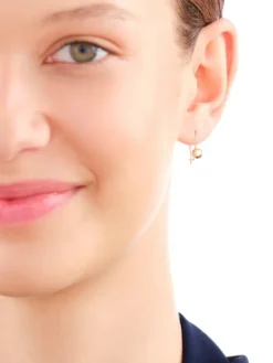 Złote kolczyki - kulki