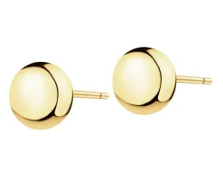 Złote kolczyki - kulki