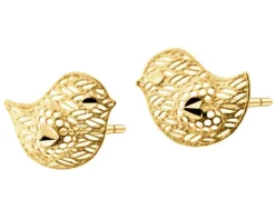 Złote kolczyki - ptaki