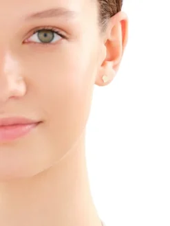 Złote kolczyki - serca