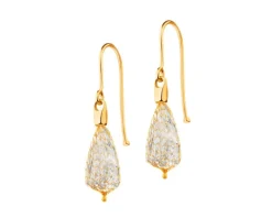 Złote kolczyki z cyrkoniami