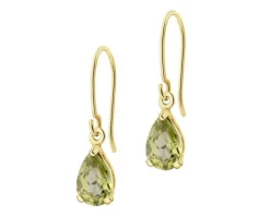 Złote kolczyki z cyrkoniami