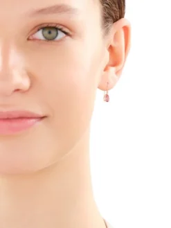 Złote kolczyki z cyrkoniami