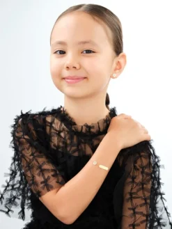 Złote kolczyki z emalią - koniczyny