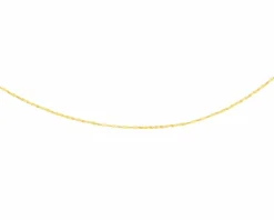 Złoty łańcuszek - skręcone blaszki