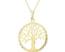 Złoty naszyjnik - drzewko