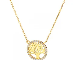 Złoty naszyjnik - drzewko