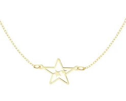 Złoty naszyjnik - gwiazdy