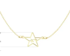 Złoty naszyjnik - gwiazdy
