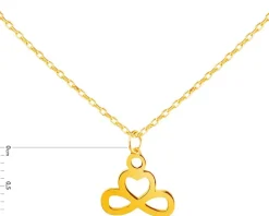 Złoty naszyjnik - joga